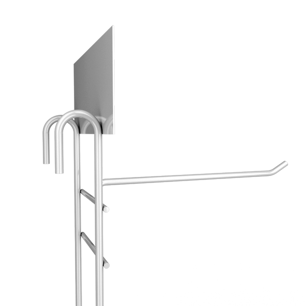 Дисплей торговий 'Степ Хук' на 4 крючки КО-100 з топером 1.5.9 фото